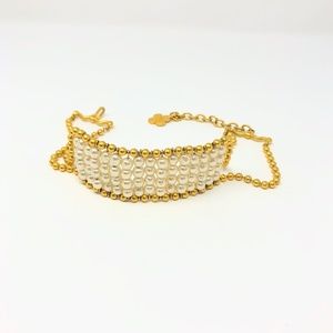 Vintage Rare Karl Lagerfeld Pearl Choker